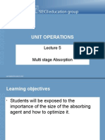 Unit Operations: Multi Stage Absorption