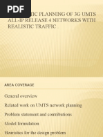 Automatic Planning of 3G UMTS All-IP Release 4 Presentation