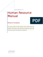 Human Resource Manual III
