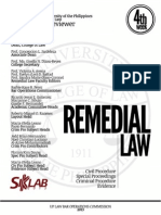 UP Bar Reviewer 2013 Remedial Law