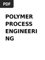 Polymer Process Engineering