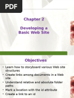Chapter 2- Developing a Web Sites