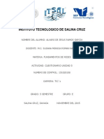 Cuestionario Unidad 5 PDF