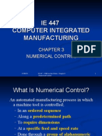 IE 447 CIM Chapter 3 Numerical Control