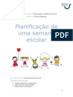 Planificação Pré - Escolar