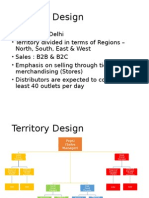 Pepsi Territory Design & Channel Structure