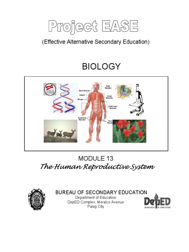 Project Ease Biology Module 13 | PDF | Ovary | Luteinizing Hormone
