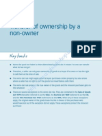 Transfer of ownership by a non-owner