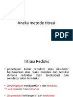 Aneka Metode Titrasi