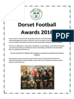 Dorset Football Awards 2016