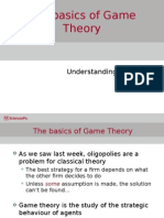 Week 10 the Basics of Game Theory