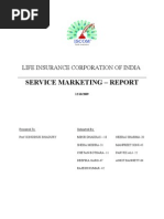 Report On Lic of India