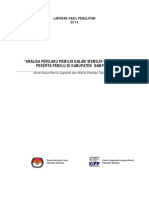 Analisa Perilaku Pemilih Dalam Memilih Calon Atau Peserta Pemilu (KPU Kabupaten Sampang) PDF