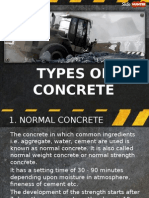 Types of Concrete