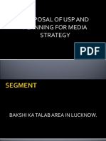 Proposal of Usp and Planning For Media Strategy