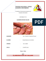 Elaboración de Salami