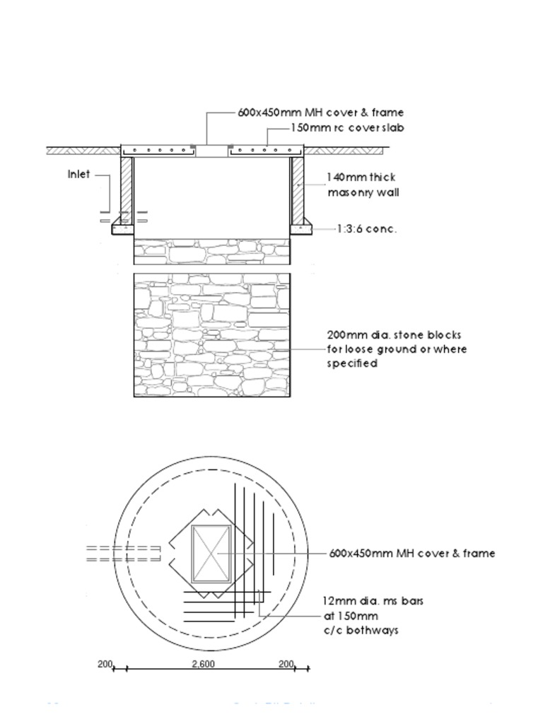 Soak Pit Detail and Specifications | PDF