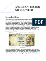 Fake Currency Tester and Counter synopsis