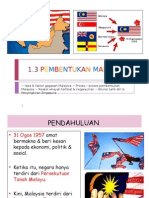 1.3 Pembentukan Malaysia