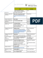 Job Fair Calendar