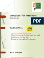 websites for teachers powerpoint assignment
