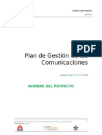 Plantilla Gestión de Las Comunicaciones Ok