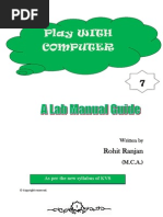 Lab Manual Computer Course For Class 7 (Based On KVS Latest Syllabus)