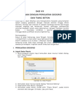 Plaxis: Geogrid Dan Tiang Beton