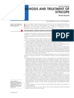 Diagnosis and Treatment of Syncope