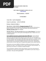 Land-Use Exam (2015) NYU School of Law