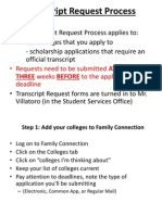 transcript request process