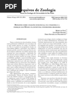 Texto 10_Reflexões Sobre Coleções Zoológicas, Sua Curadoria e a Inserção Dos Museus Na Estrutura Universitária Brasileira