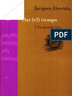 Derrida, Jacques - Dar (El) Tiempo PDF
