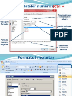 Formatarea in Foaia de Calcul