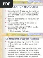 VB EXCEPTIONHANDLING