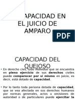 Capacidad en El Juicio de Amparo