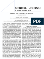 Smoking and Carcinoma of the Lung By Richard Doll and A. Bradford Hill