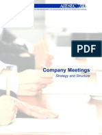 Company Meetings - Strategy Structure