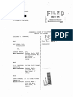 Chuck Johnson v Gawker California State Court Complaint