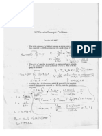 Activity AC Circuits Solutions