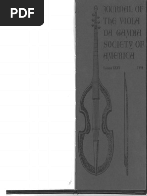 Journal Of The Viola Da Gamba Musical Notation Musicology - 