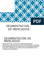 Segmentacion de Mercados