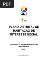 Plano Distrital de Habitacao 2012 Diagnostico