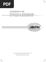 Cadernos de Politica Exterior Ano1 Num2 Segundo Semestre 2015