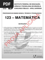 Ifb Prof 123 Matem Tica