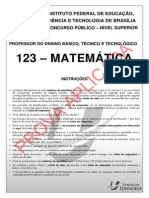 Ifb Prof 123 Matem Tica