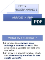 Arrays in PHP