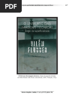 Universo das imagens técnicas - Vilém Flusser