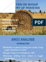Analysis On Sugar Industry of Pakistan: Prepared by