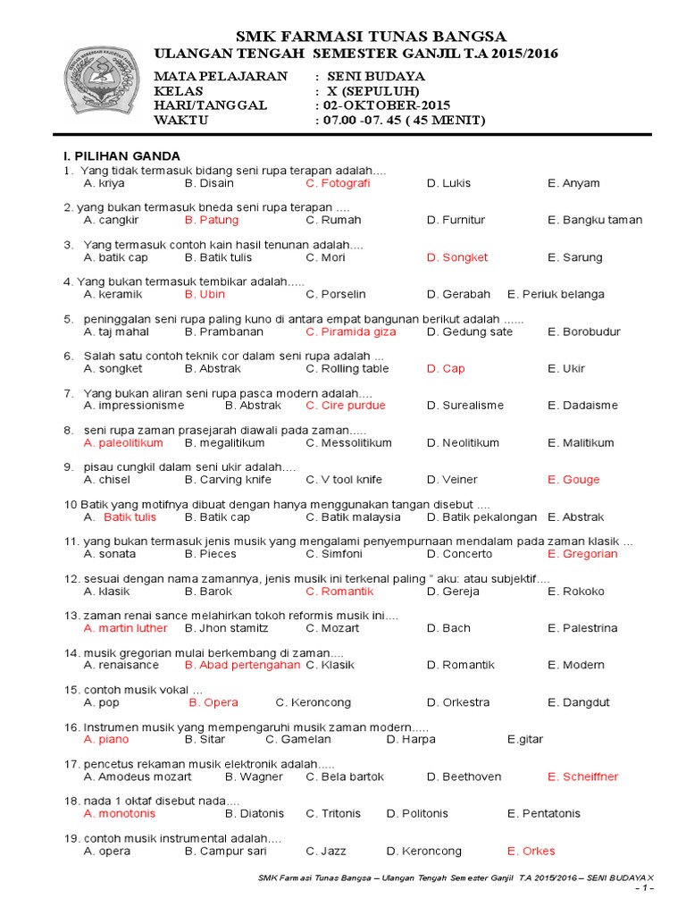 Contoh Soal Uh Kd 41 Bahasa Inggris Smk Kls 10